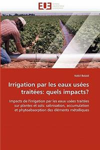 Irrigation Par Les Eaux Usées Traitées