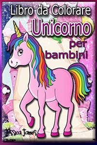 Libro da colorare Unicorno per bambini