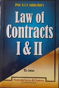 Law of Contracts I & II By Prof. G.C.V.Subba Rao's