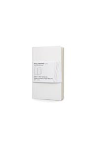 Moleskine Volant Notebook (Set of 2 ), Pocket, Plain, White, Soft Cover (3.5 X 5.5)