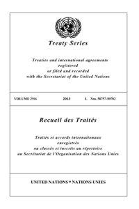 Treaty Series 2916 (English/French Edition)