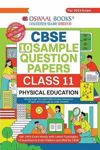 Oswaal CBSE Sample Question Papers Class 11 Physical Education Book (For 2024 Exams ) | 2023-24
