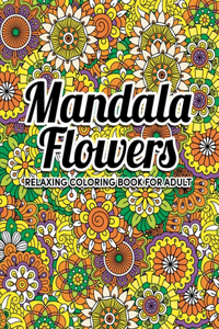 Mandala Flowers Coloring Book