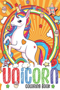 Unicorn Coloring Book For Girls ages 3-8