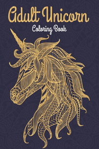 Adult unicorn coloring book