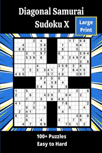 Diagonal Samurai Sudoku X