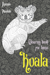 Mandala Colouring Book for Teens - Animals - Koala