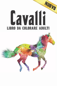 Cavalli Libro da Colorare Adulti