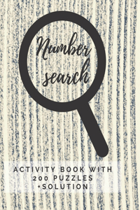Number Search Activity Book
