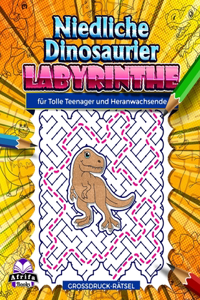 Niedliche Dinosaurier-Labyrinthe für tolle Teenager und Heranwachsende