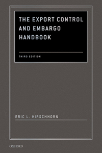 The Export Control and Embargo Handbook
