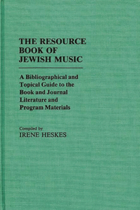 Resource Book of Jewish Music