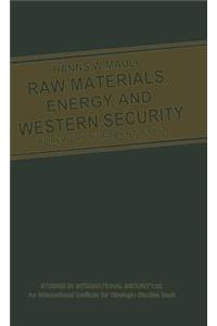 Raw Materials, Energy and Western Security