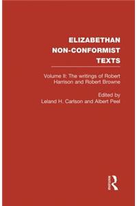 The Writings of Robert Harrison and Robert Browne