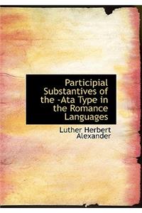 Participial Substantives of the -Ata Type in the Romance Languages