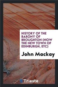 History of the Barony of Broughton