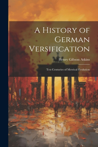 History of German Versification