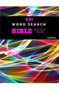 100 Word Search Bible Puzzle Book Large Print