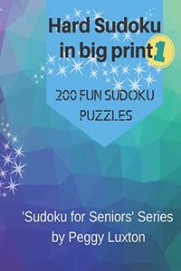 Hard sudoku in big print 1