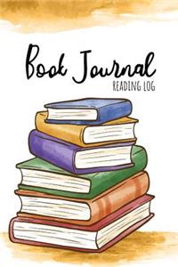 Book journal Reading log