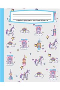 Composition Notebook 100 Pages / 50 Sheets