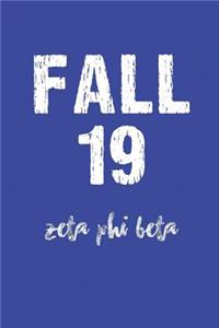 Fall 19 Zeta Phi Beta