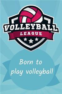 Thick Journal - Volleyball Stuff Team Gifts for Teen Girls Kids (119 Pages)