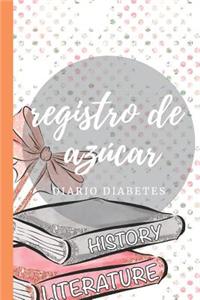 registro de azúcar diario de diabetes