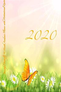 2020 Beautiful Butterfly 18 Month Academic Planner with Motivational Quotes