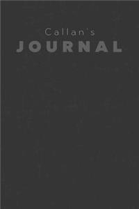 Callan's Journal