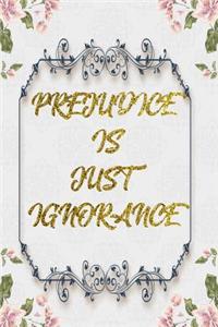 Prejudice Is Just Ignorance