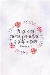 Trust and Wait For What Is Still Unseen Romans 8