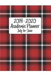 2019 - 2020 Academic Planner July to June