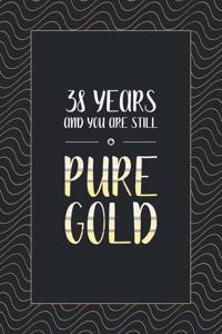 38th Birthday Notebook