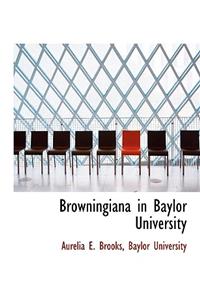 Browningiana in Baylor University