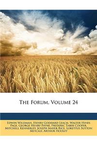 The Forum, Volume 24