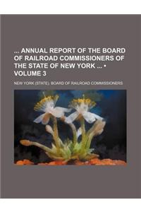 Annual Report of the Board of Railroad Commissioners of the State of New York (Volume 3)