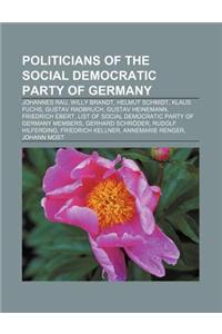 Politicians of the Social Democratic Party of Germany