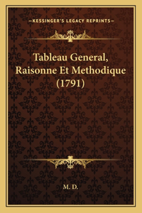 Tableau General, Raisonne Et Methodique (1791)