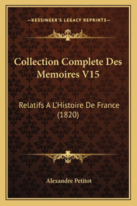 Collection Complete Des Memoires V15