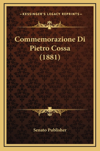 Commemorazione Di Pietro Cossa (1881)