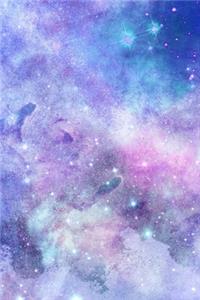 Painted Galaxy Composition Notebook - Small Ruled Notebook - 6x9 Lined Notebook (Softcover Journal / Notebook / Diary)