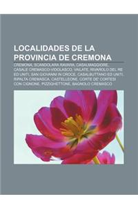 Localidades de La Provincia de Cremona