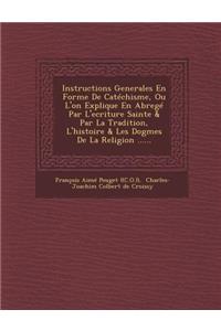 Instructions Generales En Forme de Catechisme, Ou L'On Explique En Abrege Par L'Ecriture Sainte & Par La Tradition, L'Histoire & Les Dogmes de La Reli