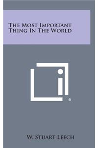 The Most Important Thing in the World