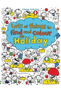 Lots of things to Find and Colour On Holiday