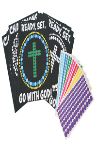 Vacation Bible School (Vbs) 2020 Champions in Life Peel and Stick Art (Pkg of 12)
