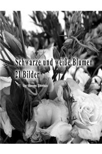 Schwarze und weiße Blumen 21 Bilder