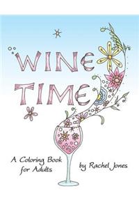 Wine Time Coloring Book