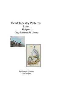 Bead Tapestry Patterns Loom Outpost Gray Herons At Home